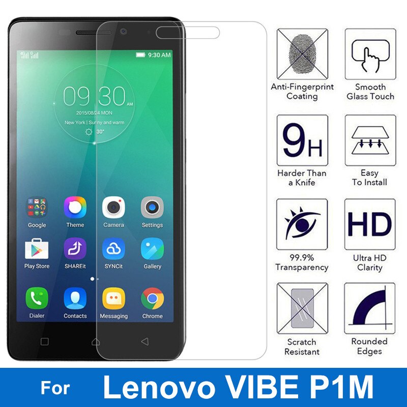 0,26 MM Explosion-proof Gehärtetes Glas Film Für Lenovo VIBE P1m P1mc50 P1ma40 Dual Sim Vorne Screen Protector pelicula de vidro