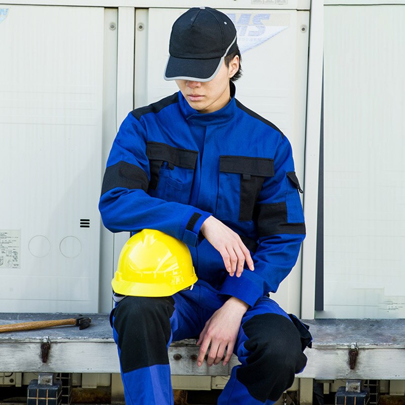 Arbeit Kleidung einstellen Männer Jacke und Hosen Anzug Tragen-Besteändig Arbeits Kleidung Werkzeug Auto Teile Uniformen Werkstatt Fabrik Arbeitskleidung