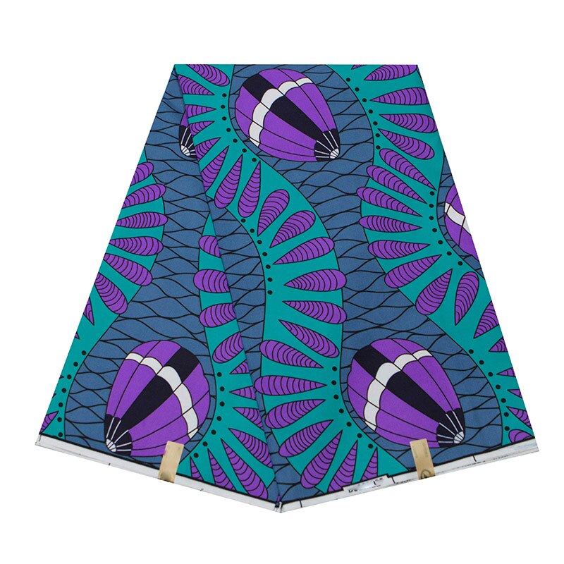 Neue Afrikanischen Wachs Stoff Garantiert Original Echt Wachs Muster Ankara Drucken Stoff: 6 Yards