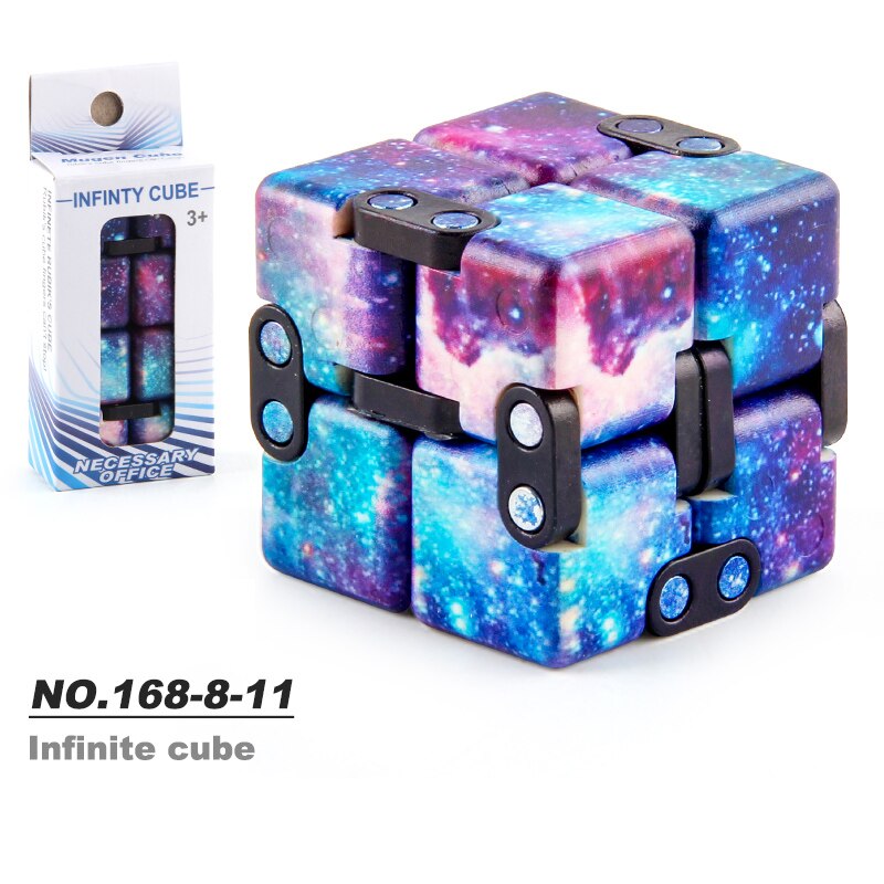 Autismus Anti Stress Relief Kreative Unendliche Magie Cube Büro Flip Cubic Puzzle Sensorischen Stress Relief Kühle Gadget Zappeln Spielzeug: NO.168-8-11