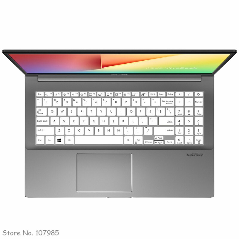 Siliconen Clear Tpu Laptop Keyboard Cover Protector Voor Asus Zenbook Pro 15 Oled UX535L UX535LI UX535LH UX535 Li UX535 15.6 inch: white