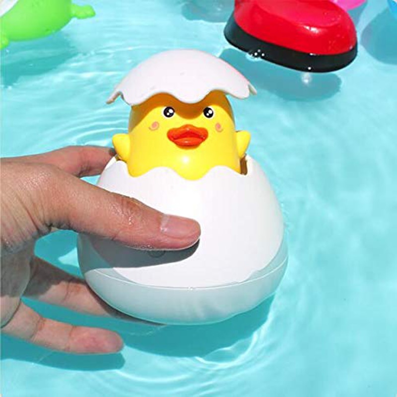 Baby Bathing Toy Kids Cute Duck Penguin Egg Water Spray Sprinkler Bathroom Sprinkling Shower Swimming Water Toys for Kids