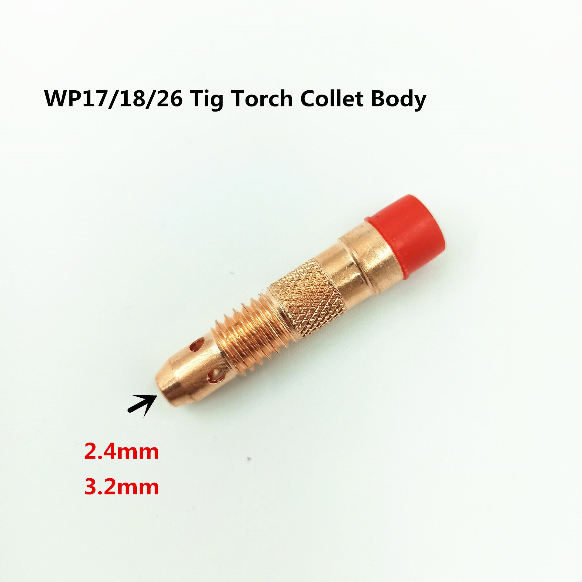 Argon TIG Welding Torch Consumable 4pcs Electrode Collet Body Collet Alumina Nozzle Long Cap For WP18 WP17 WP26 TIG Kits