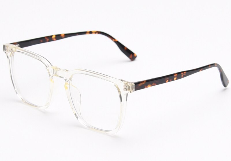 Kachawoo grün platz brillen männer frauen acetat optische transparente schwarze brille rahmen tr90 für student Koreanische: leopard clear frame