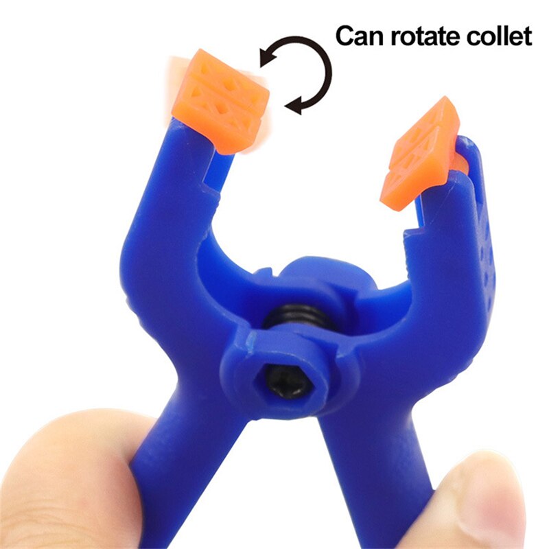 Abrazadera de resorte para herramientas de carpintería, abrazaderas de nailon de plástico para pinza de muelle para carpintería fondo de estudio de fotografía, 5 uds./lote