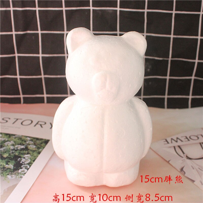 Modélisation animaux forme blanc polystyrène mousse boules styromousse artisanat pour bricolage de noël fournitures de fête de mariage décoration