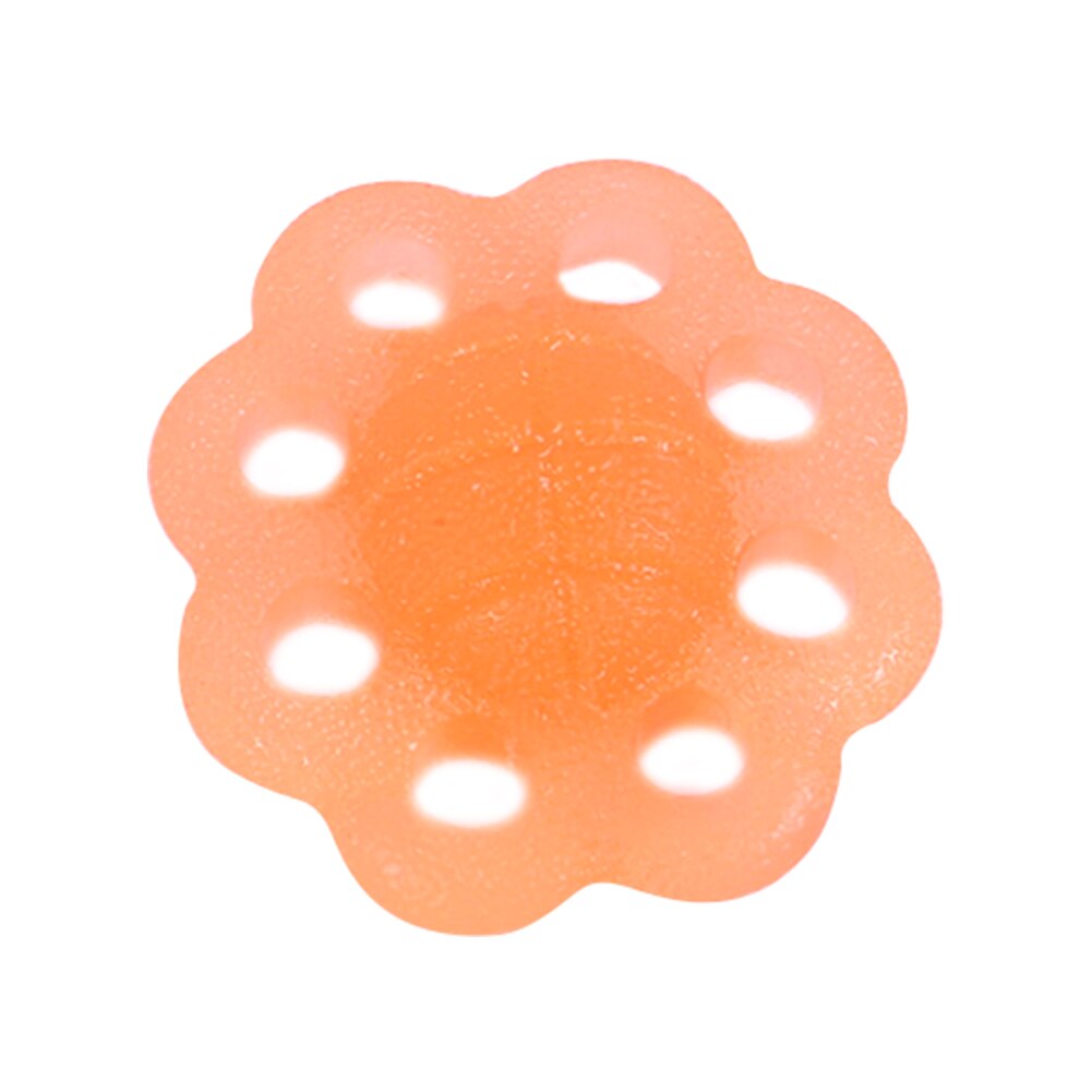 Finger Trainer Silicone Grip Ball Hand Grip Ball Finger Practice Exercise Muscle Power Rubber Rehabilitation Training Gripper: Orange