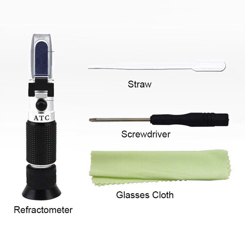 Handheld Salinity Refractometer Salinity Meter Salt Specific Gravity Tester Salinometer Seawater Hydrometer Optical Instrument