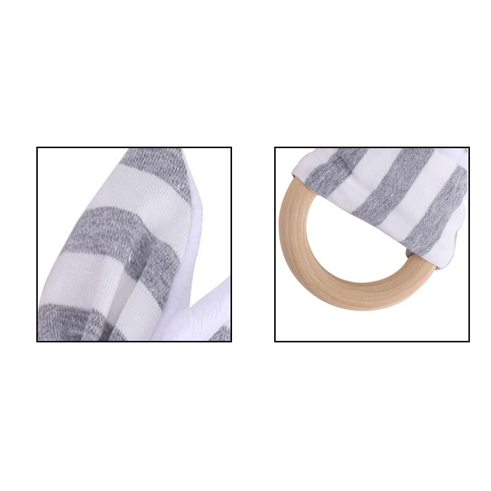 Baby Beißringe Holz Zahnen Ringe Ohr Zahnen Holz Ring Natürliche Holz Hase Ohr Organische Baby BeißRing Spielzeug