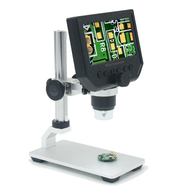 Microscope numérique, 600x4.3 pouces HD LCD, outil de soudage, vidéo électroniques, caméra loupe sur support USB bga réparation de téléphone: G600A