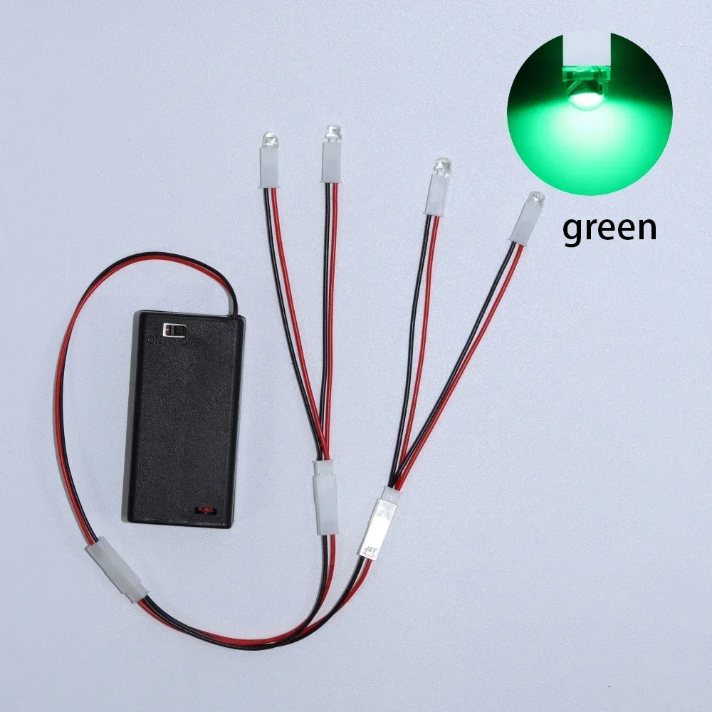 LED Lamp Beads Small Night Light No. 5 Battery Small Bulb DIY Model Light: Multicolor