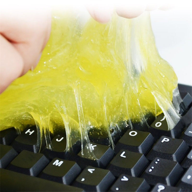 80g Universal Soft Sticky Schoon Gel Silicagel Auto PC Computer Laptop Toetsenbord Stof Vuil Adsorptie Cleaner