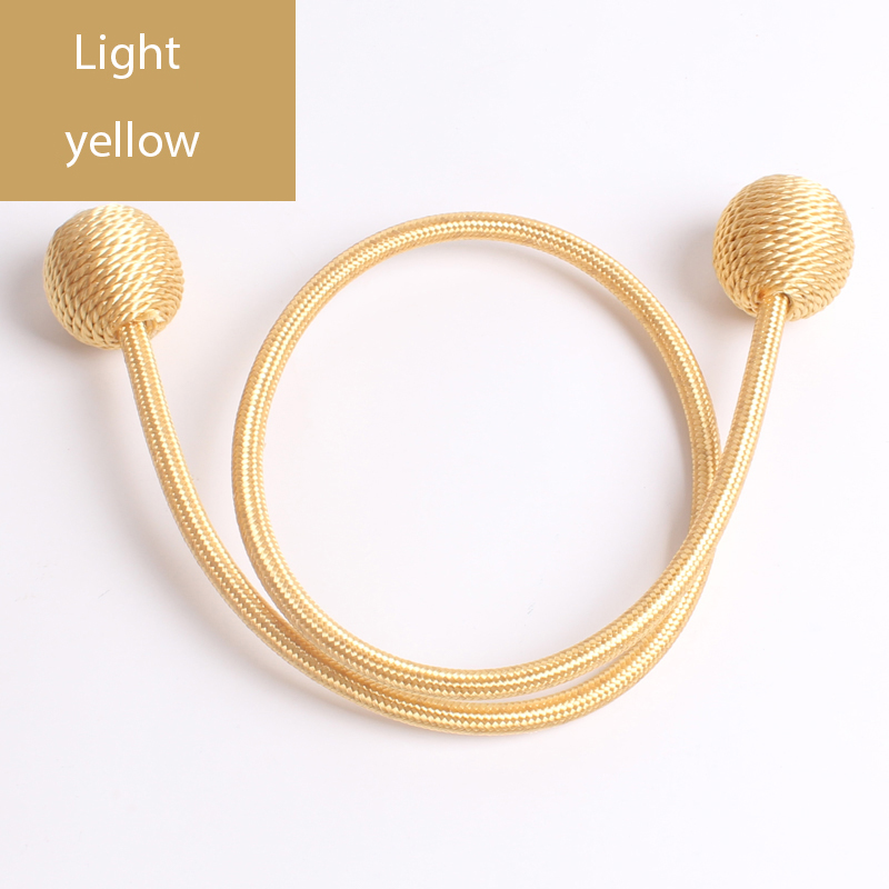 Simple Magnetic Curtain Tieback Clip Curtains Buckle Holder Decorative Home Curtains Accessories: Red