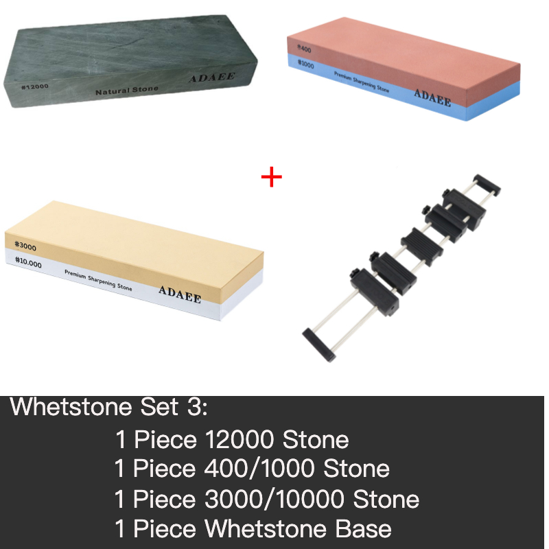 ADAEE-piedra Natural para afilar cuchillos, afilador de piedra
