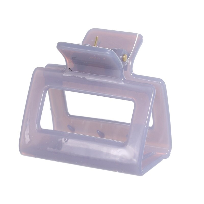 Moda grampo de cabelo multicolorido acrílico oco quadrado rabo de cavalo grab meninas grampo de cabelo acessórios de estilo de cabelo: SK2198