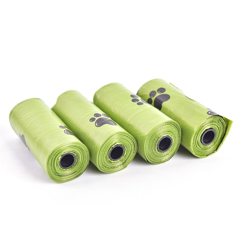 Degradable Dog Poop Bags Earth-Friendly Pet Green Waste Bags Doggy Puppy Poop Waste Bag Pet Product