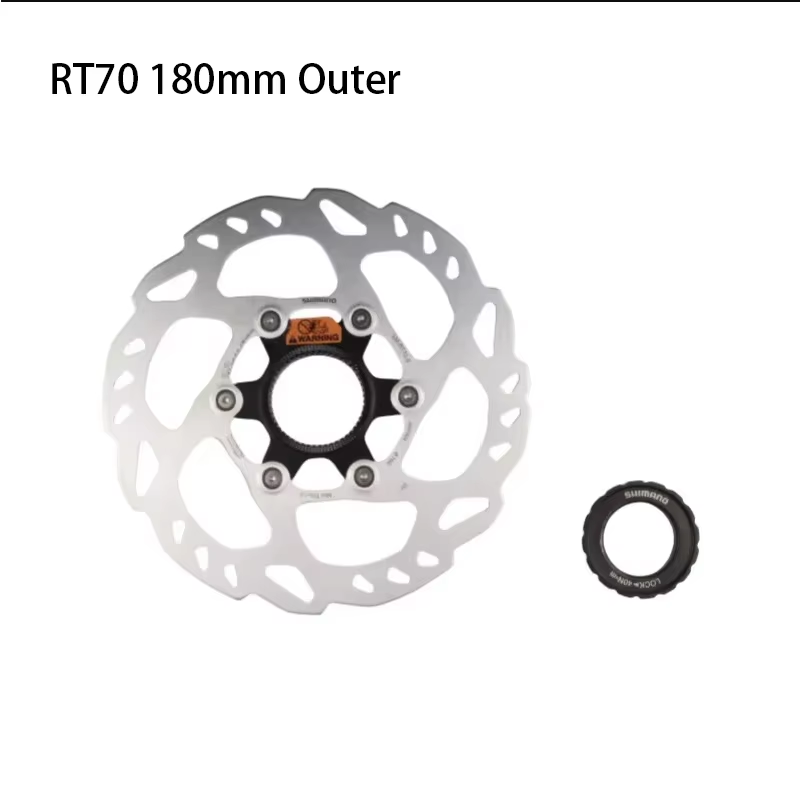 Rotor de disco de bloqueo central Shimano XTR RT MT900 DEORE XT SLX MT800 RT CL800 CL900 RT70 Rotor de disco de freno hidráulico Dura Ace para bicicleta: Naranja