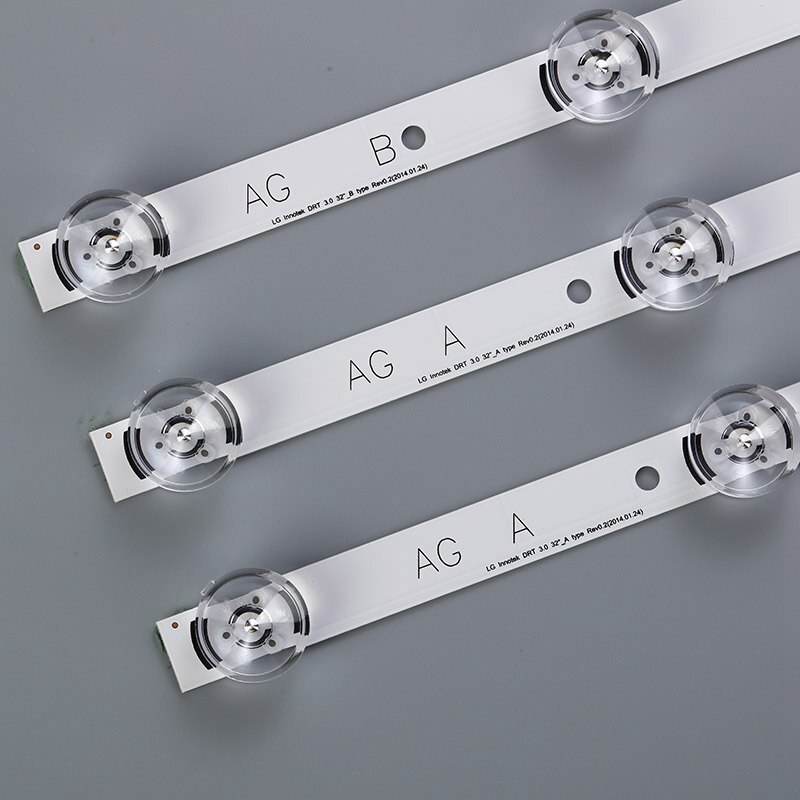 Tira de luz Led 6 lámpara para Lg 32 pulgadas Tv Innotek Drt 3,0 32 pulgadas-A/B 32Mb25Vq 6916L-1974A 6916L-1981A 32Lb5820 32Lf580V 32Lb