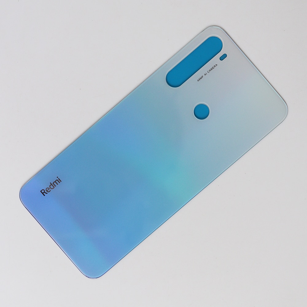 Note 8t originalt bagglascover til xiaomi redmi note 8t ,  bagdør udskiftning hårdt batterikasse, baghuscover