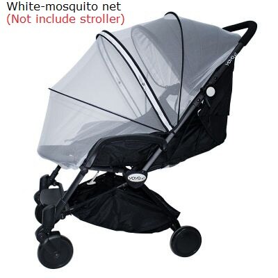 Mosquiteiro universal 95%, para carrinhos de bebê, berço, cybex, quinny, joia, yoyacare, yoyaplus, goodbaby, xiaomi: White Mosquito net