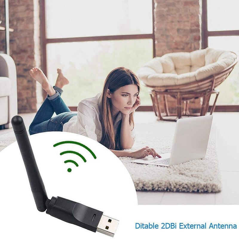 2 stuks usb draadloze netwerkkaart wifi netwerkversterker , 150 mbps draadloze netwerkkaart, usb 2.4g draadloze netwerkkaart, wifi signaal
