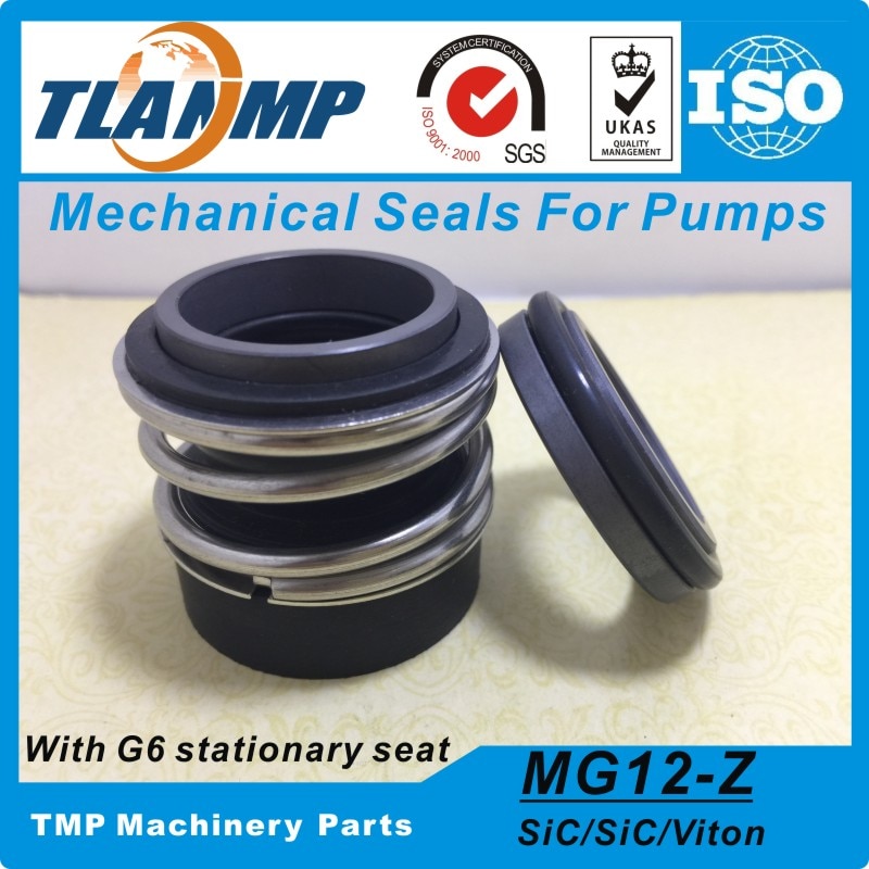 MG12-24 , MG12/24-G6 , MG12/24-Z Burgmann TLANMP Mechanical Seals with G6 Stationary Seat (Material:SiC/SiC/VIT Q1Q1VGG)