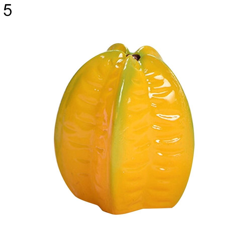 Simulaatio hedelmät mini vesimeloni mansikka mango maisema koristeet työpöydän sisustus kodin sisustus koristeet tarvikkeet: 5