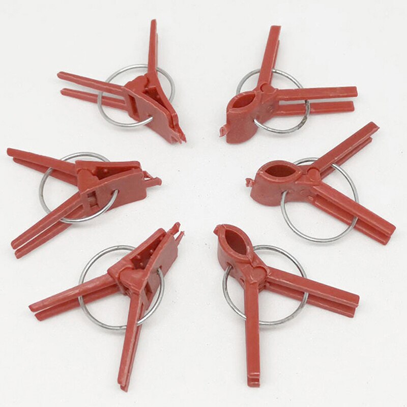 100 stuks duurzame kunststof entclips voor tuingroenten, bloemen, tomaten, wijnstokken en planten