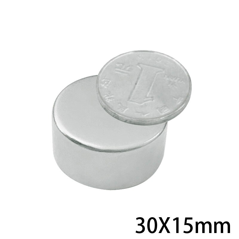 1/2/3/5Stck 30x15mm Neodym Starke Magneten 30mm x 15mm dauerhaft Runde Magnet Rabatt 30x15mm Leistungsstarke Magnetische 30*15mm