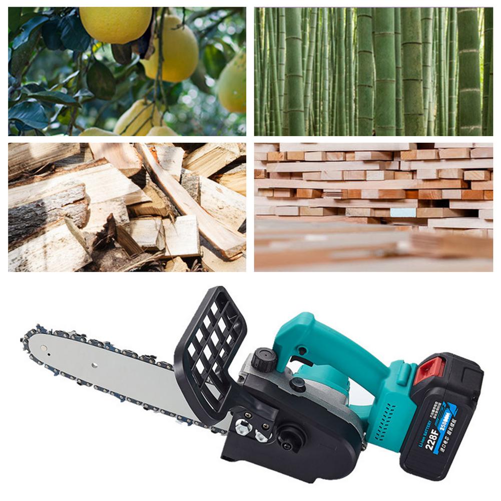 Mini Electric Chainsaw Set Portable Cordless Handheld Pruning Saw Lithium Battery Wood Cutter Home Garden Logging Power Tool