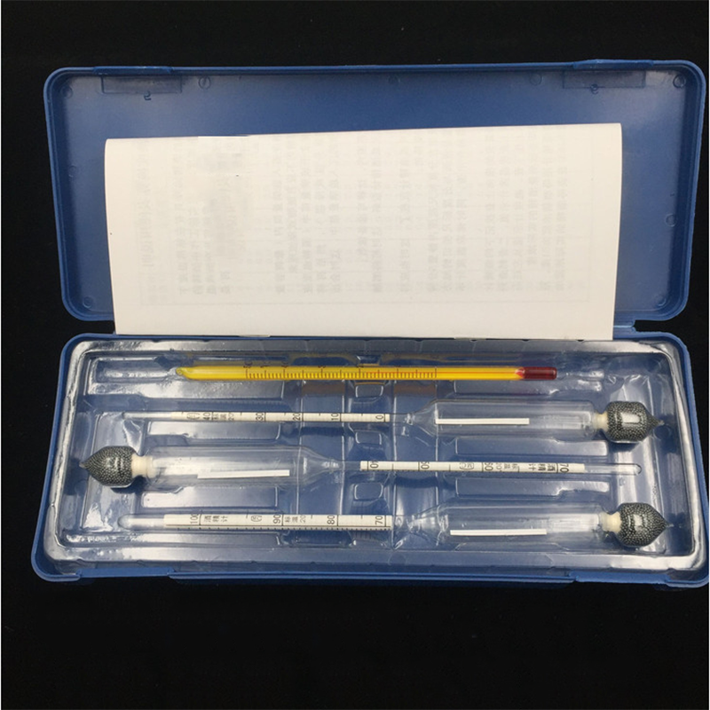 Hydrometer Tester Vintage measuring bottle Set Tools Alcoholmeter Alcohol Meter Wine Concentration Meter hydrometer