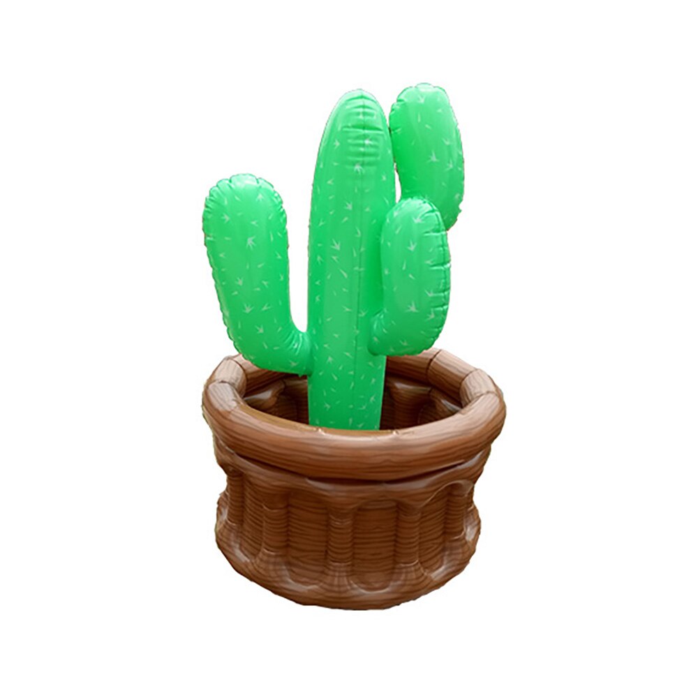 Inflatable Ice Bucket Pool Party Iced Beverage Bucket Small Coconut Tree Cactus Ice Buckets For Swimming Pool: 03