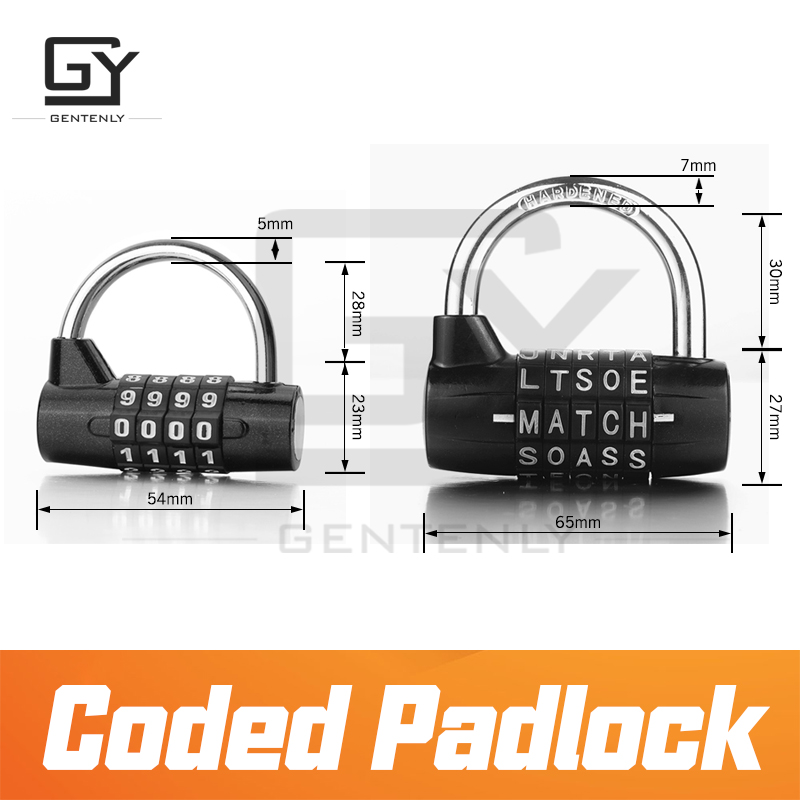 Escape Room Lock Password Letter Digit Metal Padlo... – Grandado