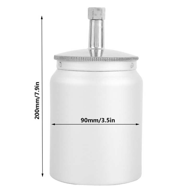 Pneumatic Tools Paint Spray Gun Pot Pneumatic Sprayer Cup Replacements Accessories KP-430S 600CC Pneumatic Sprayer Pot