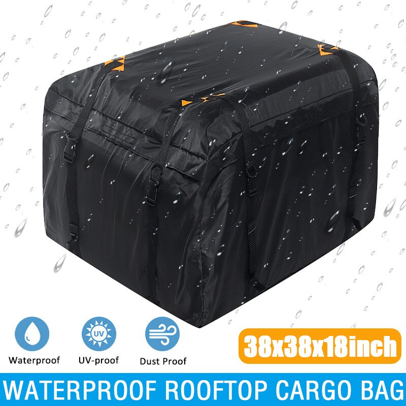 96X96X46cm Cargo Bag Universele Waterdichte Auto Dak Rack Carrier Cargo Bag Bagage Opslag Cube Bag Reizen Suv Van Voor auto 'S