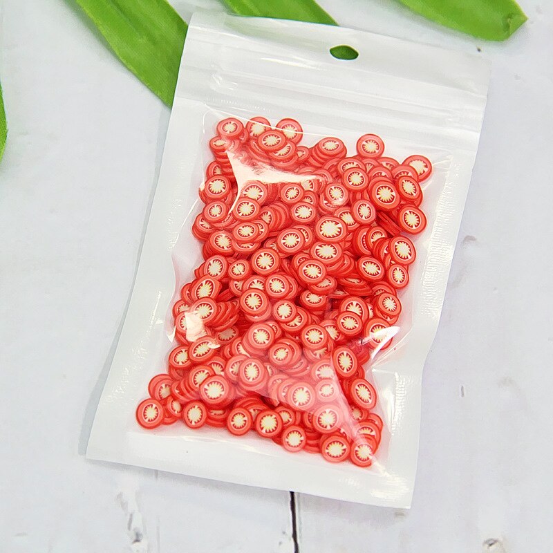 10g Fruit Slice Clay Sprinkles Filler Supplies Lemon kiwifruit for DIY Nail Beauty Decoration Toys for Children Kids: 11