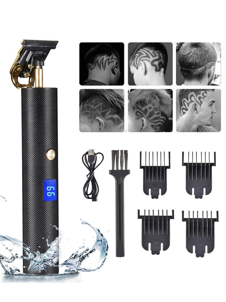 Hair Outliner Clippers Kit T Blade Hair Trimmer Set kemei one blade hair trimmer tondeuse barbe