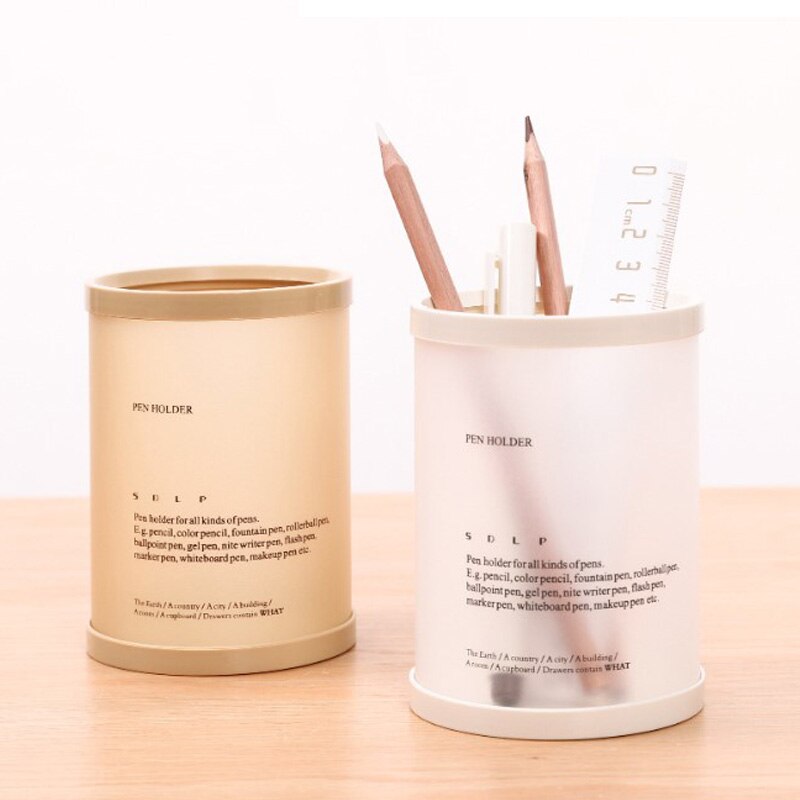 Detachable Cylindrical DIY Desktop Storage Box Student School Supplies Storage Pen Holder Stationery