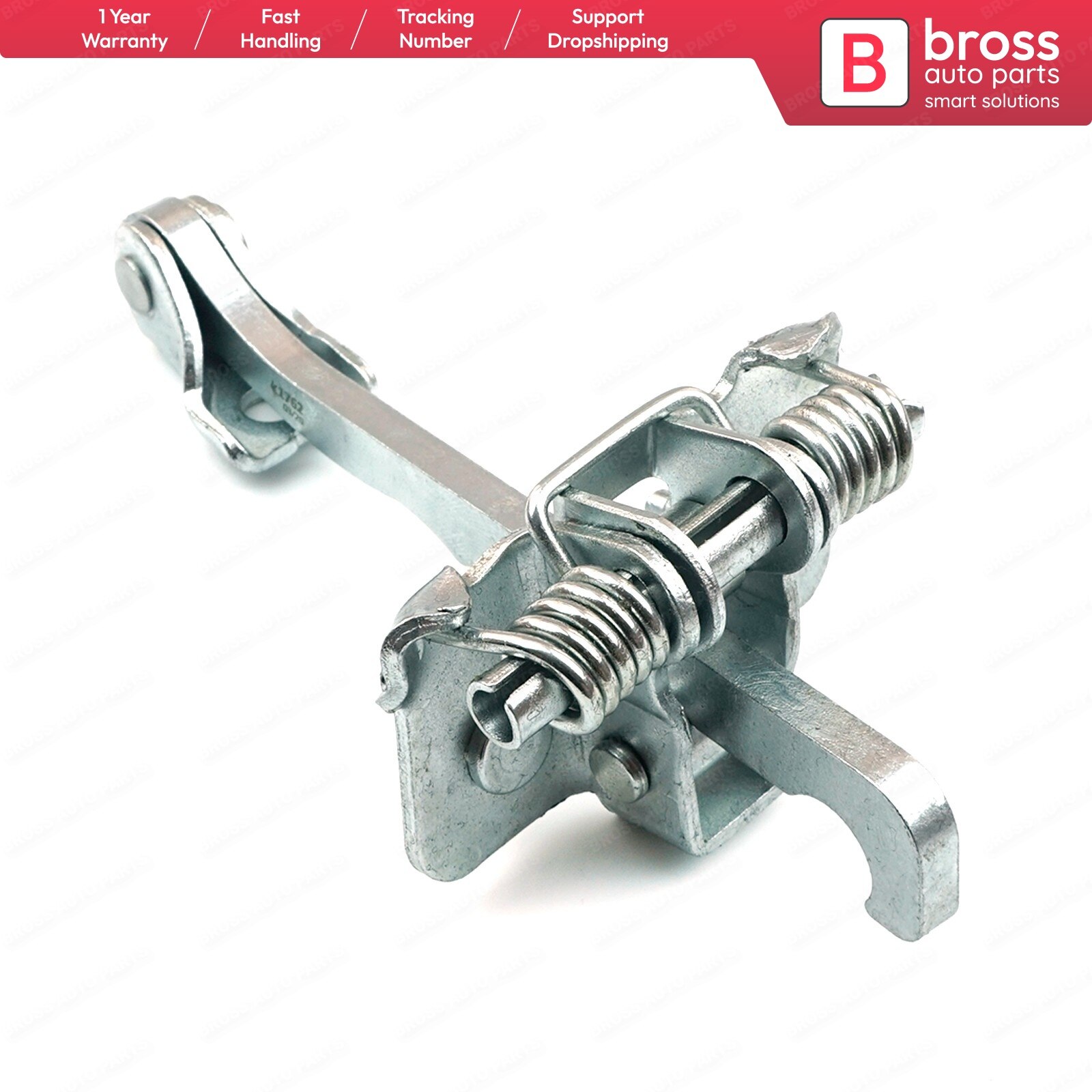 Bross bdp 726 frontdør hængsel stop kontrol strop limiter 4408993 ; 91166561 for vivaro; primastar bus/kasse; trafik  mk2 bus/kasse