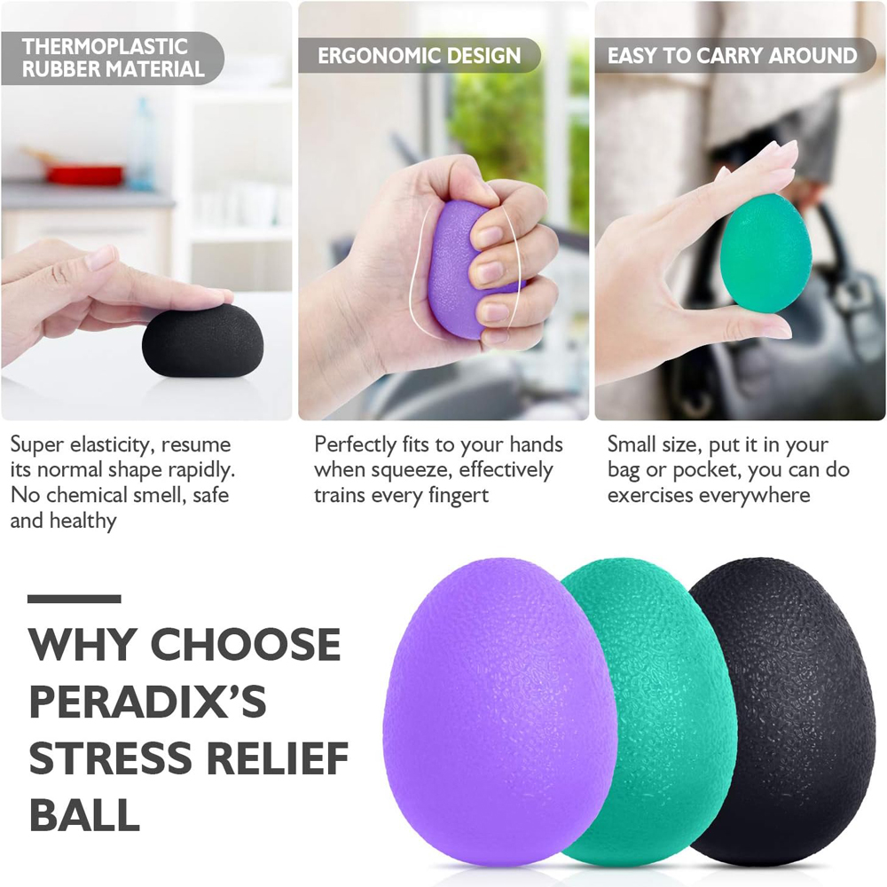 Silikon håndgrep ball egg treningsstudio Fitness finger tung mosjonist styrke muskelgjenoppretting griper trener stressavlastende klemme