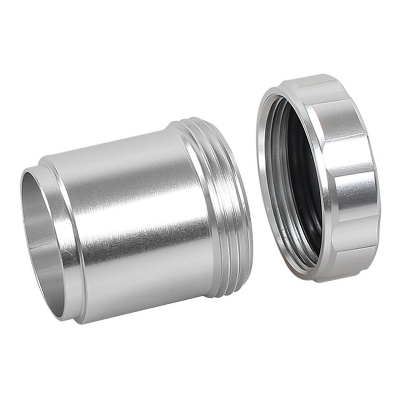 Universal Filler Neck with Cap, Aluminum Alloy Weld on Oil Tank Filler Neck with Cap M48 X 2.5Mm OD for Fuel Tanks