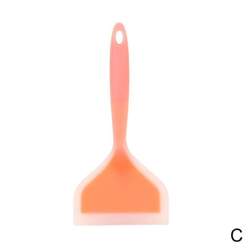 Non-stick Silicone Spatula Beef Meat Egg Kitchen Scraper Tools Cooking Pizza Wide Shovel Kitchen Ware Cooking Utensils R7F1: C