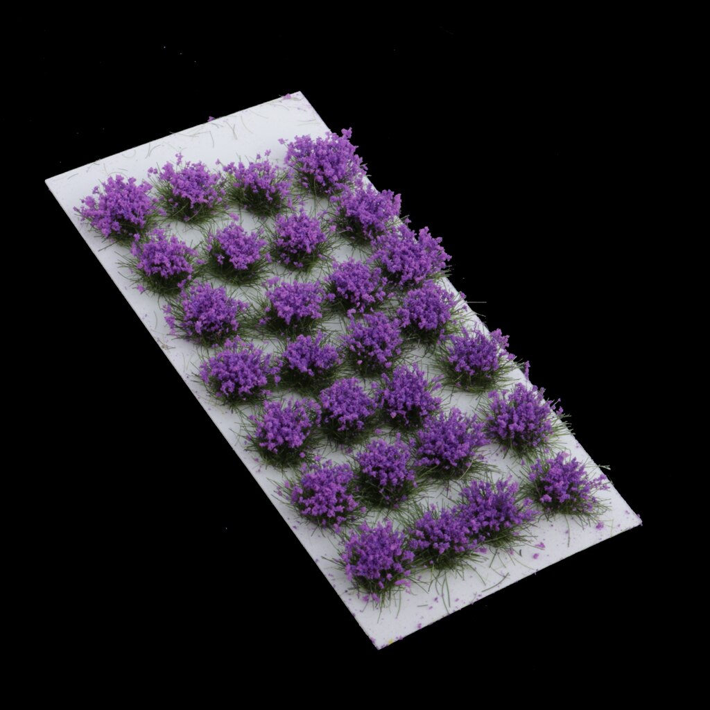 thumbnail image 2 of 30Pcs Flower Ball Trees – HO Scale Model Train Scenery, 35mm, Multi-Colored 2 of 6