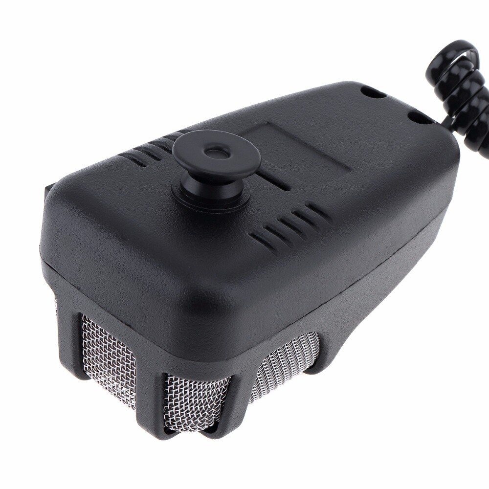 Sirena electrónica de plástico resistente para coche, 12V, 100W, 7 sonidos, alarma de motocicleta, bombero, altavoz de ambulancia con micrófono