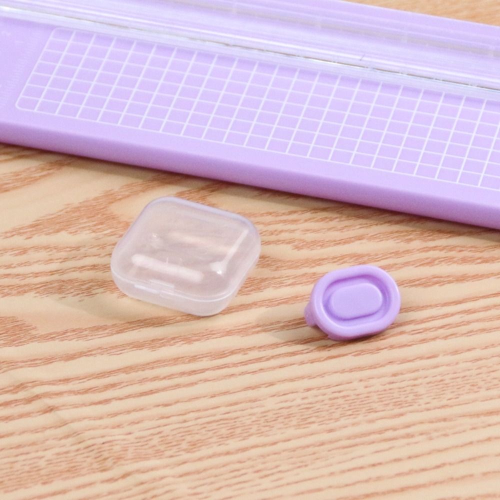 Tweeweg papiersnijmachine draagbare kleine fotosnijmachine scrapbook kantoorbenodigdheden papiersnijder: Marineblauw