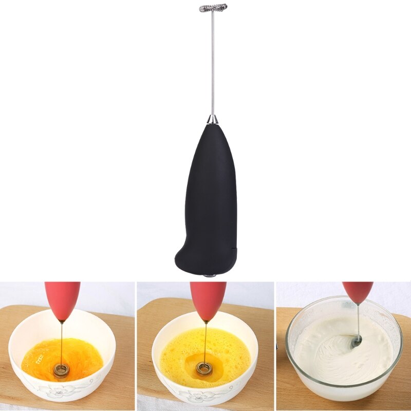 Mini elektrisk mælkeskummer skum visp mixer omrører æg pisker køkken værktøj