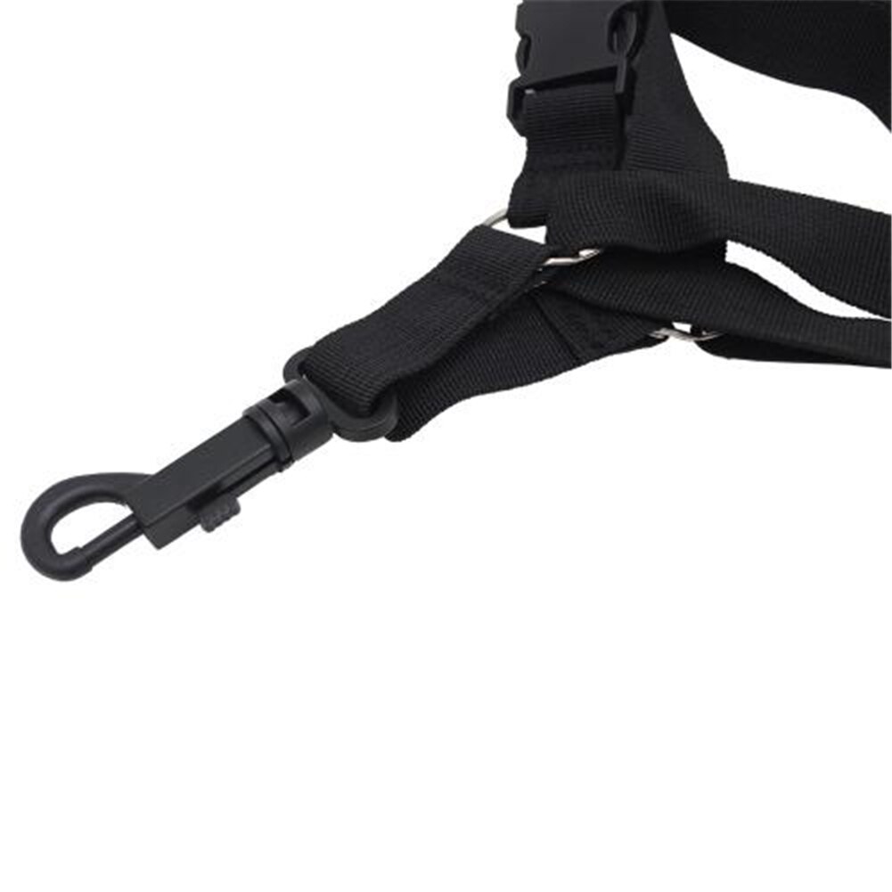 Professionele Verstelbare Harnas Schouder Zwart Sax Saxofoon Belt Neck Strap Voor Alt/Tenor/Sopraansaxofoon Accessoires