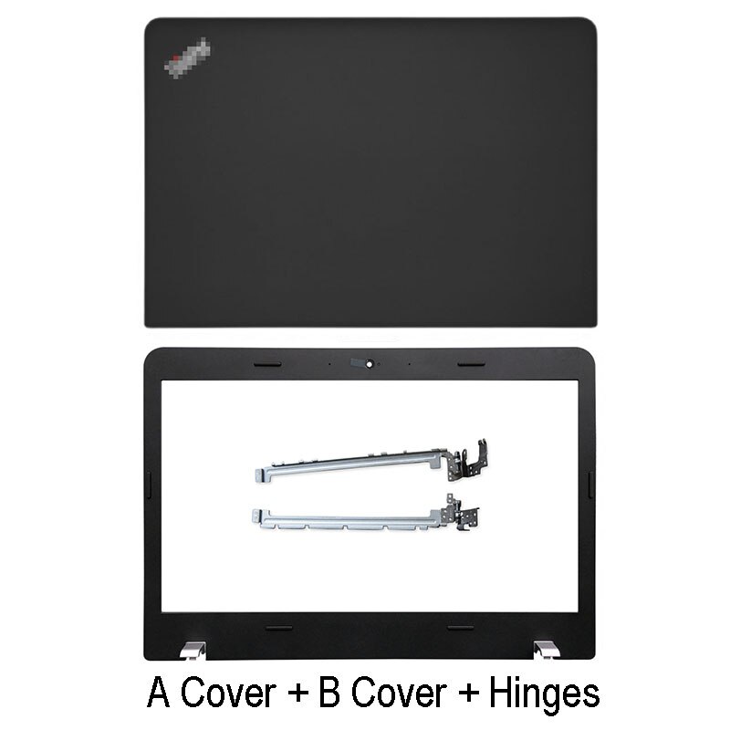Laptop LCD Back Cover For Lenovo Thinkpad E550 E550C E555 E560 E565 Front Bezel Hinges Palmrest Bottom Case A B C D Cover: AB Hinges