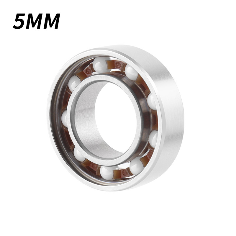 MUQZI Bicycle Ceramics Bearing Rear Derailleur Guide Wheel Jockey Wheel Pulley Bearing Mountain Road Bike: WHITE