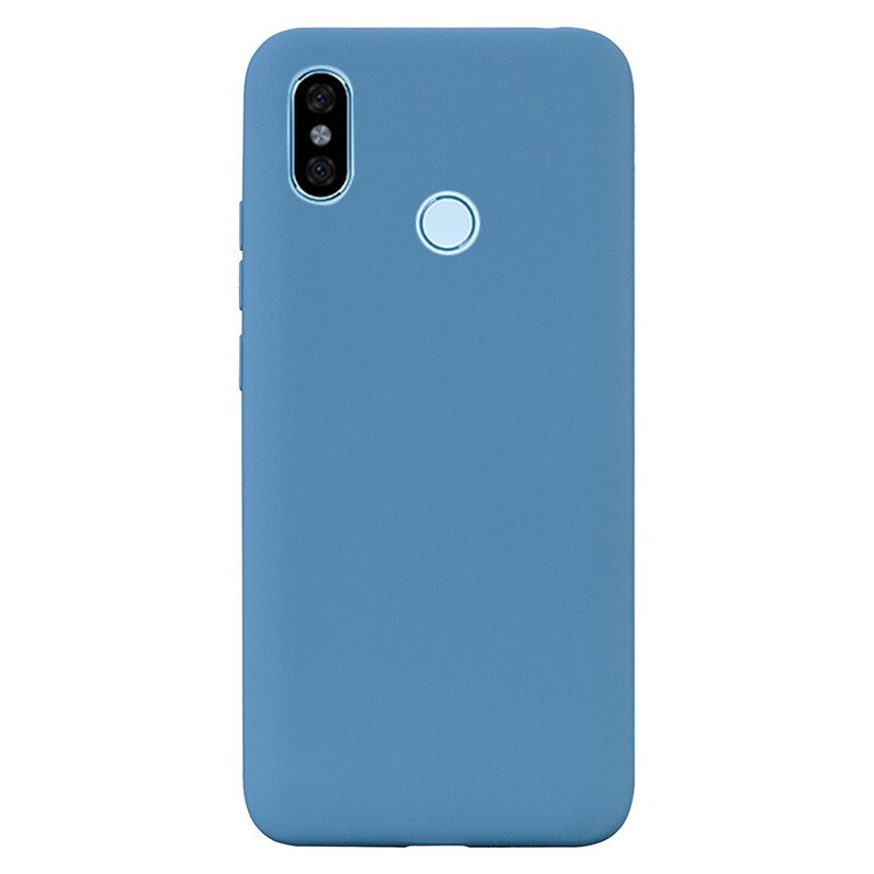 Capa de silicone para xiaomi redmi nota 5 caso tpu capa de telefone para xiaomi redmi nota 5 pro caso redmi nota 5 capa funda coque: 12 Lake Blue